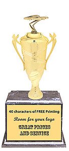 BM2800 Fairlane Car Cup Trophies with 8 Size Options, Add Cup & Base Height to the Topper Height to Get Overall Height of Trophy