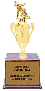 Making the Tackle Football Cup Trophy on Cherry Finish