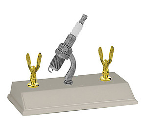 3BF Spark Plug Trophies, Choose from 3 Toppers