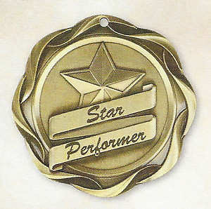 45019 Fusion Star Performer Medals with Six Pricing Options