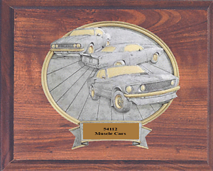 54112-CFH Muscle Car Plaque Three Size Options