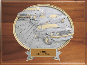54112-GWH Muscle Car Plaque Three Size Options