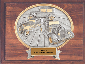 54113 CF Hot Rod Car Plaque