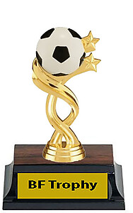 Gender Neutral Twist Soccer Trophies, 