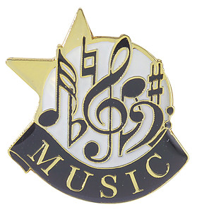 Music Lapel Pin