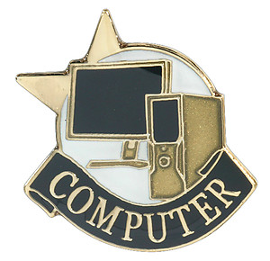 Lapel Pin for Computer Students