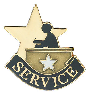 Service Lapel Pin