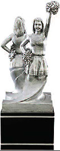 Cheerleader Trophy Resin Sculpture 78506GS