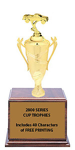 CF2800 Pickup Cup Trophies with 9 Size Options, and Three Truck Options