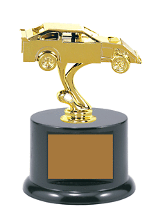 R08BF Dirt Car Trophies with 2 Topper Options