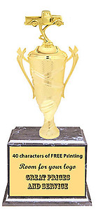 BM2800 Pickup Truck Cup Trophies with 8 Size Options, and Three Topper Options