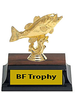 Swimming Bass Fishing Trophies