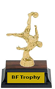 Boys Soccer Trophies, BF Bicycle Kick Topper