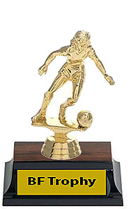 Female Soccer Trophies,