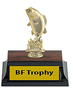 Standing Bass Fishing Trophies