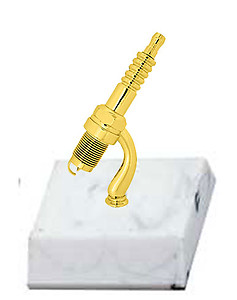 BF Spark Plug Trophies, Choose from 3 Toppers