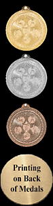Brite Track Field Event Medals with 7/8