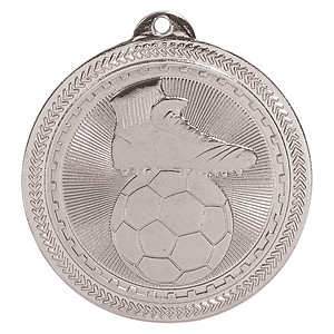 BL215 Soccer Medal in Gold, Silver or Bronze