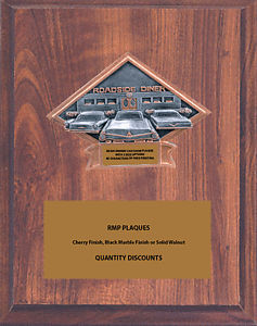 RMPV DPS 30-80 Roadside Diner Car Show Plaques