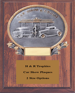 Car Show and Cruise Plaques, Two Size Options