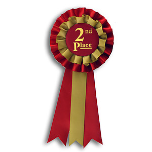 Golden Rosette Ribbons RCH8RBS