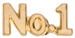 Number One Jacket Pin