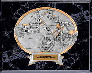 54655-BMH Motorcycle Plaque