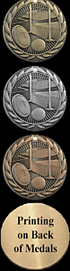 FE218TF Track Field Event Medals with 7/8