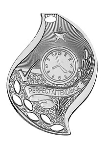 Flame Design Perfect Attendance Medals as Low as $1.40