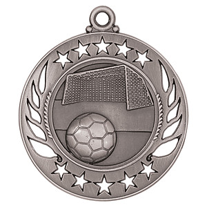 GM109 Soccer Medal with your choice of neck ribbon color. 