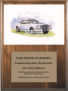 Mustang Plaques with the beautiful images of artist John Ward