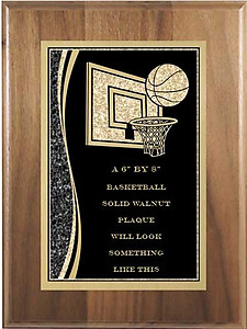 Designer Basketball Plaques