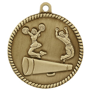 HR775 Cheerleader Medals with Six Pricing Options, as low as $.99