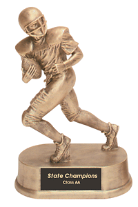 Running Back Football Resin Trophy