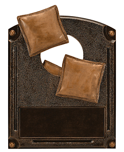 Legends of Fame Cornhole Plaques have 40 characters of free printing.