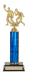 Close Call Baseball Trophy with Single Column