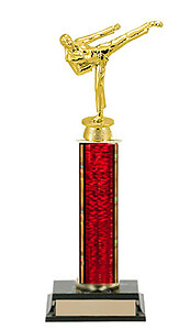 R1-9411 Women's Karate Trophy. Choose heights of 8