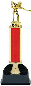 R1R Billiard Single Column Trophy