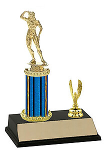 Female Bodybuilder Trophy with Side Trim