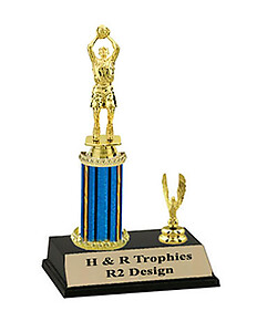 R2 Boys On The Line Youth Basketball Trophies