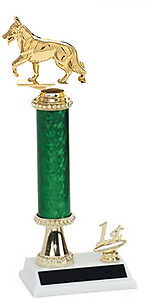 R2R Alsatian Dog Trophies 10 to 18 inches tall