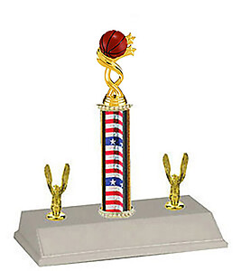 Gender Neutral Basketball Trophies, 8 to 18