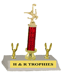 Girls Bicycle KickSoccer Trophies, R3R