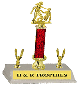 Youth Girls Soccer Trophies, R3R
