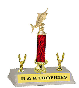 Marlin Fishing Trophy heights of 10-18 inches