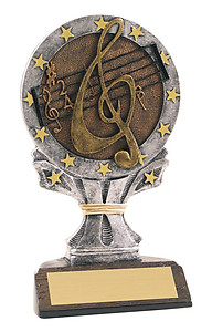 Resin Music Trophy Statue R655