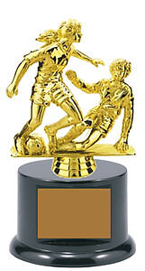 Soccer Trophies with Round Base