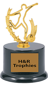 Gender Neutral Silhouette Soccer Trophies, 