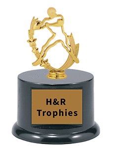 Quarterback Gonna Pass Football Trophies