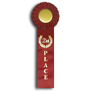 Single Streamer Stock Academic Rosette Ribbons